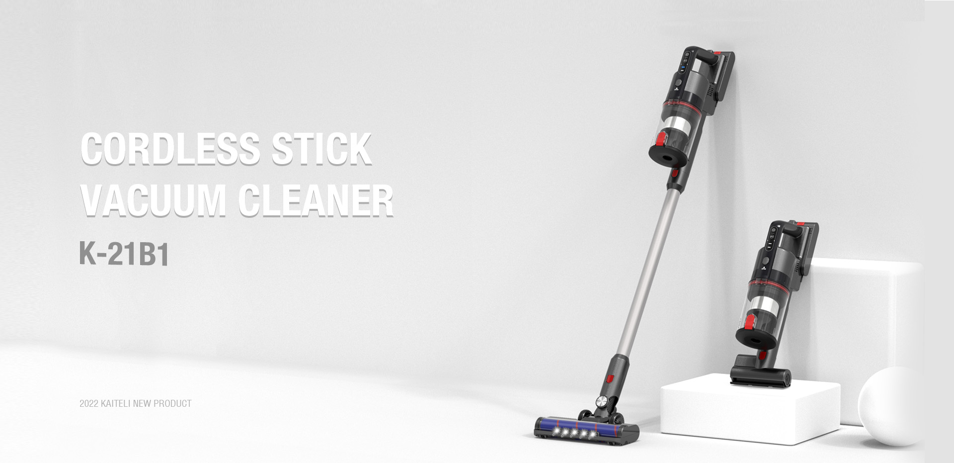 HUAYI K-21B cordless stick vacuum cleaner